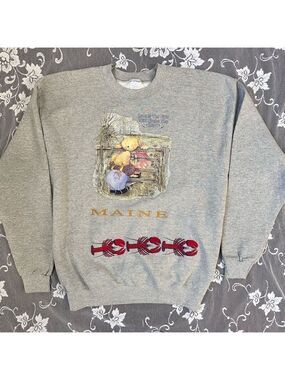 Maine Oversize Sweatshirt Sz Medium